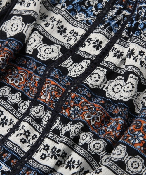 Heather(ヘザー)の「カタアキヨウリュウブラウス 722682(シャツ/ブラウス・レディース・オフホワイト/ブルー系その他/ピンク系その他・FREE)」の8枚目の写真