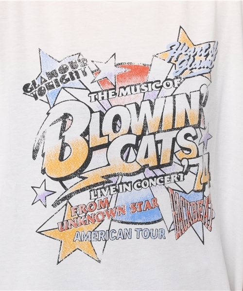 MOUSSY（マウジー）の「BLOWIN TSJ（Tシャツ/カットソー・レディース・ブラック/ホワイト・FREE）」の3枚目の写真