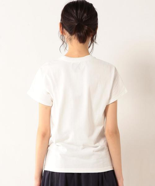 coen（コーエン）の「USAコットンドルマンＴシャツ（Tシャツ/カットソー・レディース・ホワイト/ネイビー・MEDIUM/LARGE）」の3枚目の写真