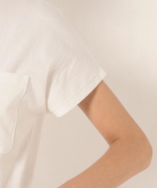 coen（コーエン）の「USAコットンドルマンＴシャツ（Tシャツ/カットソー・レディース・ホワイト/ネイビー・MEDIUM/LARGE）」の8枚目の写真