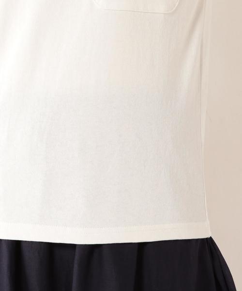 coen（コーエン）の「USAコットンドルマンＴシャツ（Tシャツ/カットソー・レディース・ホワイト/ネイビー・MEDIUM/LARGE）」の9枚目の写真