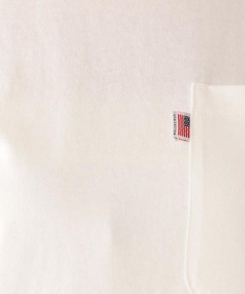 coen（コーエン）の「USAコットンドルマンＴシャツ（Tシャツ/カットソー・レディース・ホワイト/ネイビー・MEDIUM/LARGE）」の10枚目の写真