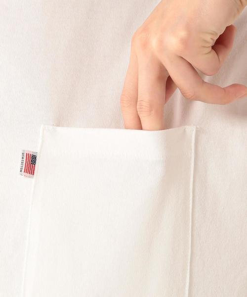 coen（コーエン）の「USAコットンドルマンＴシャツ（Tシャツ/カットソー・レディース・ホワイト/ネイビー・MEDIUM/LARGE）」の11枚目の写真