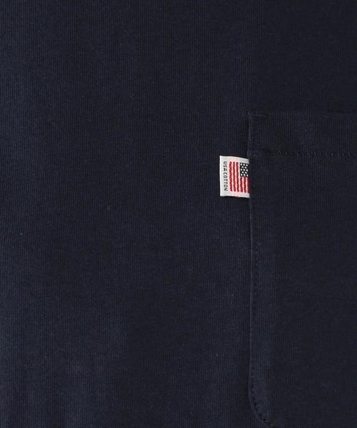 coen（コーエン）の「USAコットンドルマンＴシャツ（Tシャツ/カットソー・レディース・ホワイト/ネイビー・MEDIUM/LARGE）」の13枚目の写真