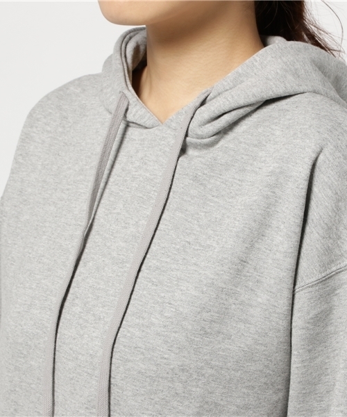 MOUSSY（マウジー）の「SLIT LONG HOODIE J（ワンピース・レディース・グリーン/トップグレー/ブラック・FREE）」の7枚目の写真