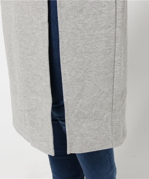 MOUSSY（マウジー）の「SLIT LONG HOODIE J（ワンピース・レディース・グリーン/トップグレー/ブラック・FREE）」の10枚目の写真