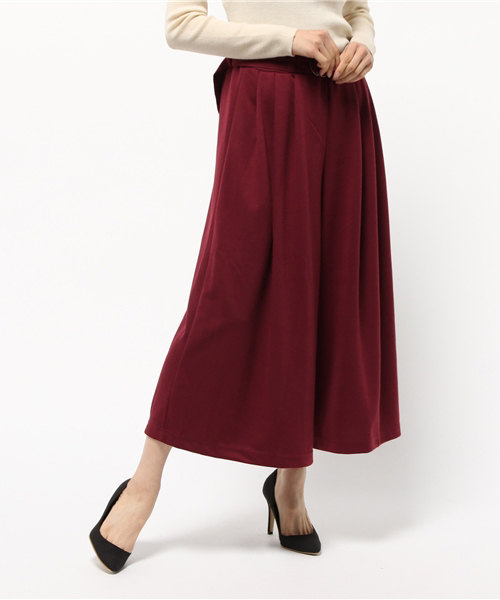 VENCEEXCHANGE（ヴァンスエクスチェンジ）の「共ベルトプリーツガウチョパンツ             （その他パンツ・レディース・ブラック/ワインレッド/チャコールグレー/ダークグリーン・MEDIUM）」の16枚目の写真