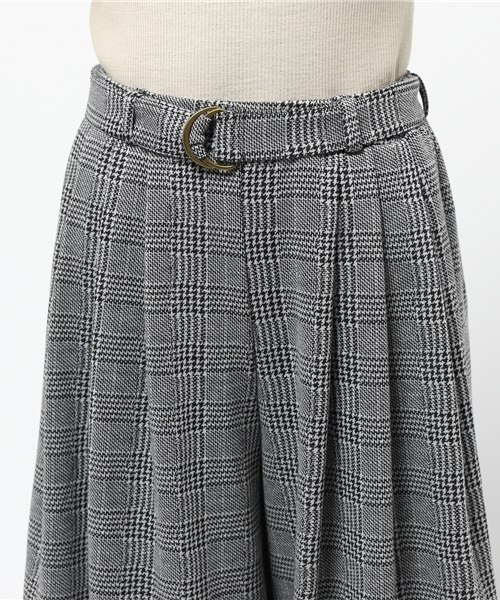 VENCEEXCHANGE（ヴァンスエクスチェンジ）の「共ベルトプリーツガウチョパンツ             （その他パンツ・レディース・ブラック/ワインレッド/チャコールグレー/ダークグリーン・MEDIUM）」の8枚目の写真