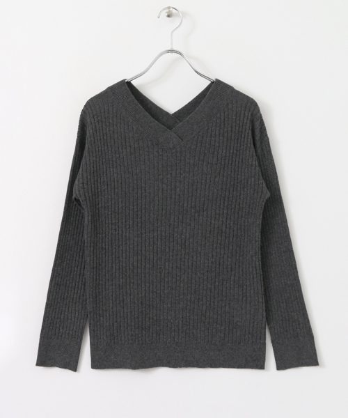 URBAN RESEARCH Sonny Label（アーバンリサーチサニーレーベル）の「Sonny Label ｳｫｯｼｬﾌﾞﾙVﾈｯｸﾆｯﾄﾌﾟﾙｵｰﾊﾞｰ（ニット/セーター・レディース・ピンク/オフホワイト/チャコールグレー・FREE）」の14枚目の写真