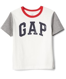 GAP | ロゴカラーブロック半袖Tシャツ(Tシャツ/カットソー)