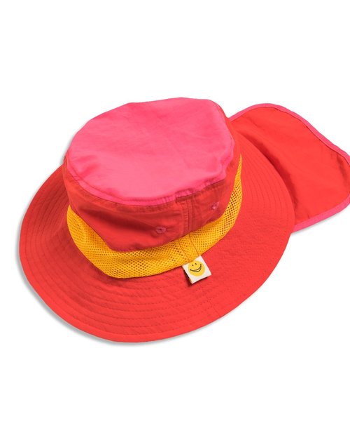 Ampersand（アンパサンド）の「アウトドアハット（ハット・キッズ・ブルー/ピンク/ネイビー/キナリ・52/50/54/48）」の4枚目の写真