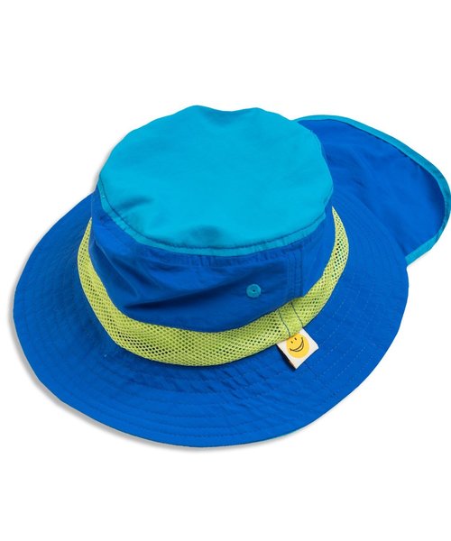 Ampersand（アンパサンド）の「アウトドアハット（ハット・キッズ・ブルー/ピンク/ネイビー/キナリ・52/50/54/48）」の8枚目の写真