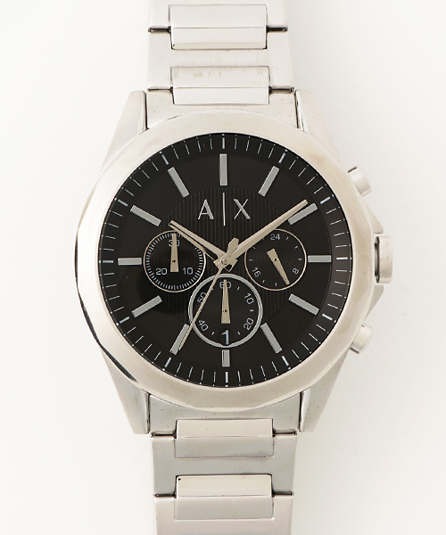 ARMANI EXCHANGE（アルマーニエクスチェンジ）の「アルマーニ・エクスチェンジ 腕時計 メンズ アナログ ステンレス AX2600（アナログ腕時計・メンズ・シルバー×ブラック・FREE）」の8枚目の写真