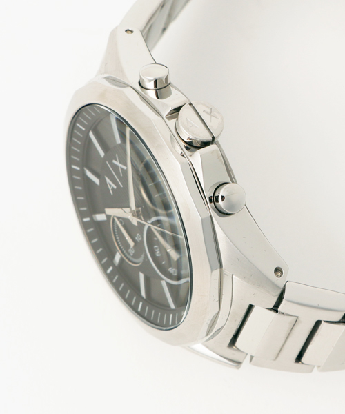 ARMANI EXCHANGE（アルマーニエクスチェンジ）の「アルマーニ・エクスチェンジ 腕時計 メンズ アナログ ステンレス AX2600（アナログ腕時計・メンズ・シルバー×ブラック・FREE）」の3枚目の写真