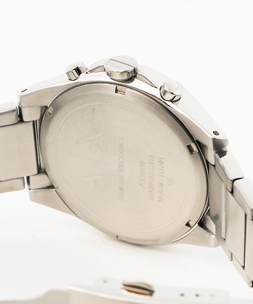 ARMANI EXCHANGE（アルマーニエクスチェンジ）の「アルマーニ・エクスチェンジ 腕時計 メンズ アナログ ステンレス AX2600（アナログ腕時計・メンズ・シルバー×ブラック・FREE）」の4枚目の写真
