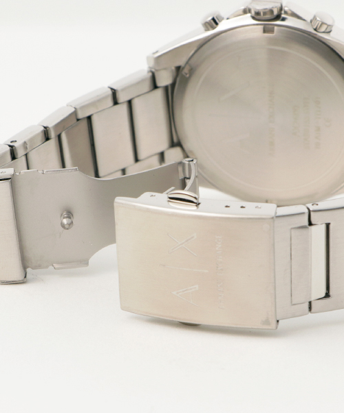 ARMANI EXCHANGE（アルマーニエクスチェンジ）の「アルマーニ・エクスチェンジ 腕時計 メンズ アナログ ステンレス AX2600（アナログ腕時計・メンズ・シルバー×ブラック・FREE）」の5枚目の写真