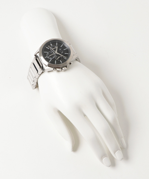 ARMANI EXCHANGE（アルマーニエクスチェンジ）の「アルマーニ・エクスチェンジ 腕時計 メンズ アナログ ステンレス AX2600（アナログ腕時計・メンズ・シルバー×ブラック・FREE）」の7枚目の写真