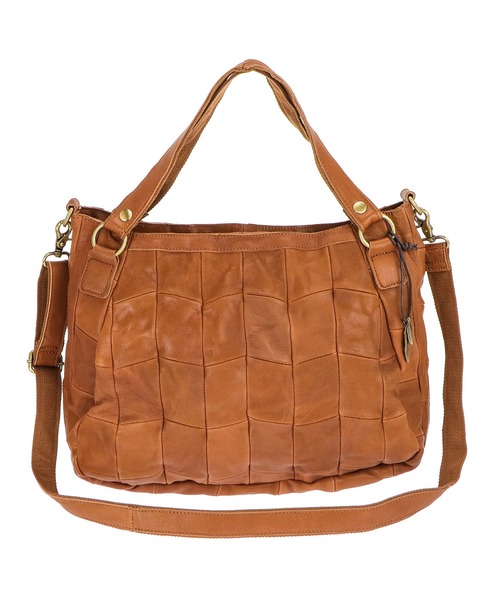 Le cheval aile（シュヴァルエレ）の「Le cheval aile rapiecage シュバル エレ ラピエサージュ  2WAYトートバッグ（ショルダーバッグ・レディース・ブラック/チョコ/キャメル・FREE）」の12枚目の写真