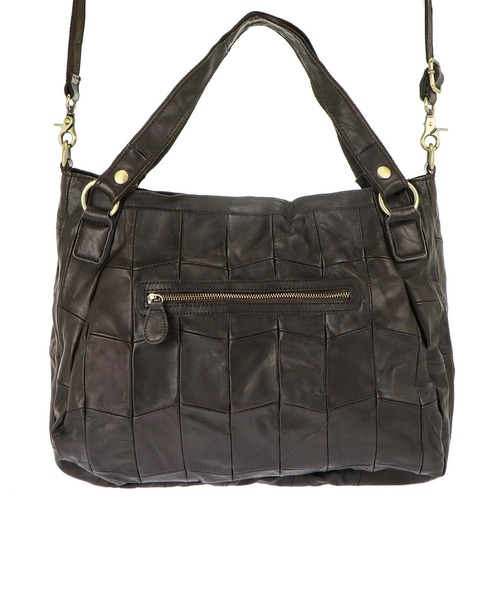 Le cheval aile（シュヴァルエレ）の「Le cheval aile rapiecage シュバル エレ ラピエサージュ  2WAYトートバッグ（ショルダーバッグ・レディース・ブラック/チョコ/キャメル・FREE）」の22枚目の写真