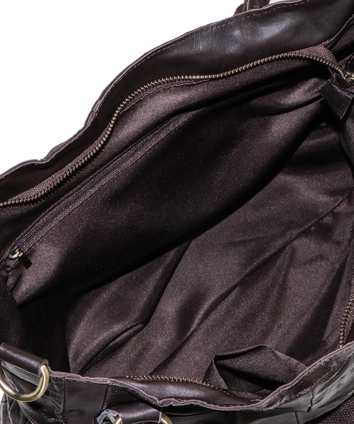 Le cheval aile（シュヴァルエレ）の「Le cheval aile rapiecage シュバル エレ ラピエサージュ  2WAYトートバッグ（ショルダーバッグ・レディース・ブラック/チョコ/キャメル・FREE）」の20枚目の写真