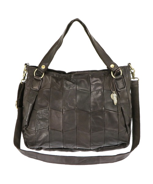 Le cheval aile（シュヴァルエレ）の「Le cheval aile rapiecage シュバル エレ ラピエサージュ  2WAYトートバッグ（ショルダーバッグ・レディース・ブラック/チョコ/キャメル・FREE）」の17枚目の写真