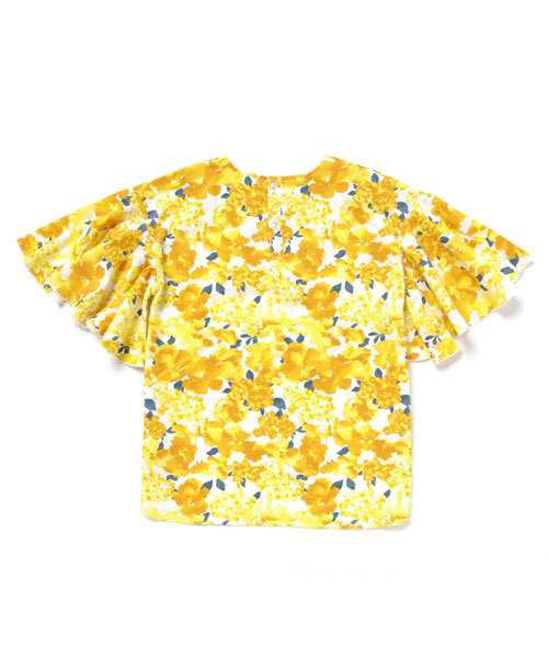 GLOBAL WORK(グローバルワーク)の「【ジュニア】ベルトツキフレアソデプルオーバー/761690(シャツ/ブラウス・キッズ・イエロー/レッド/ホワイト・MEDIUM/LARGE)」の5枚目の写真