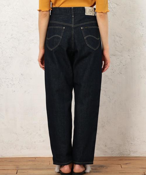 Lee（リー）の「[別注]CB LEE(リー)×GLR ハイウエスト テーパード デニムパンツ ◆（デニムパンツ・レディース・ブラック/ネイビー・MEDIUM/SMALL）」の3枚目の写真