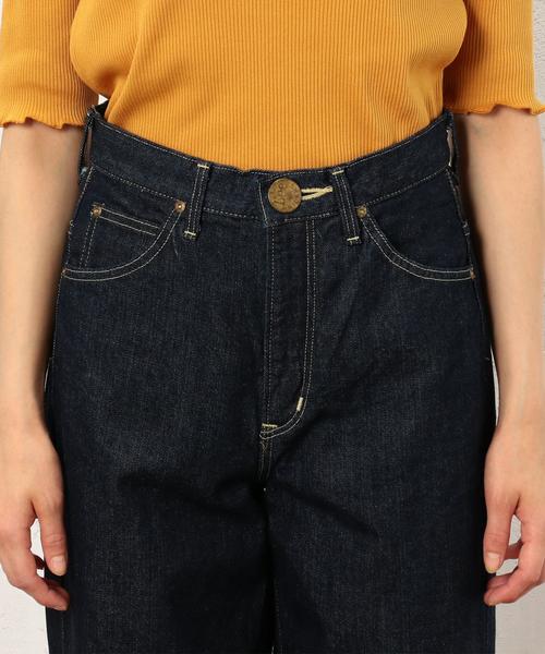 Lee（リー）の「[別注]CB LEE(リー)×GLR ハイウエスト テーパード デニムパンツ ◆（デニムパンツ・レディース・ブラック/ネイビー・MEDIUM/SMALL）」の7枚目の写真