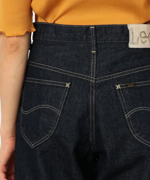 Lee（リー）の「[別注]CB LEE(リー)×GLR ハイウエスト テーパード デニムパンツ ◆（デニムパンツ・レディース・ブラック/ネイビー・MEDIUM/SMALL）」の12枚目の写真