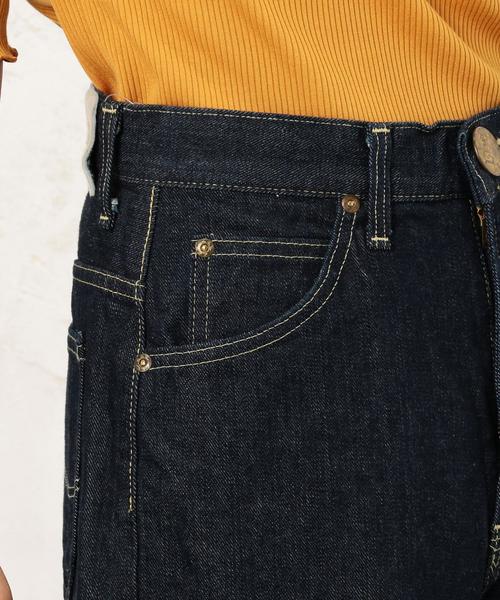 Lee（リー）の「[別注]CB LEE(リー)×GLR ハイウエスト テーパード デニムパンツ ◆（デニムパンツ・レディース・ブラック/ネイビー・MEDIUM/SMALL）」の15枚目の写真