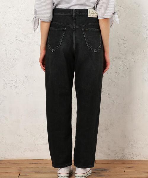 Lee（リー）の「[別注]CB LEE(リー)×GLR ハイウエスト テーパード デニムパンツ ◆（デニムパンツ・レディース・ブラック/ネイビー・MEDIUM/SMALL）」の9枚目の写真