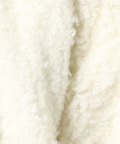 rps（アールピーエス）の「プードルファーノーカラーカーデ（カーディガン/ボレロ・レディース・ブラウン/ピンクベージュ/グレイッシュベージュ/アイボリー・M）」の20枚目の写真