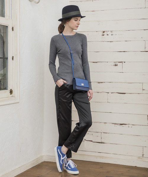 ella_selectshop サテンツイルパンツ 新商品 / Fashion 新着ウェアアイテム - 毎日をちょっぴり楽しく