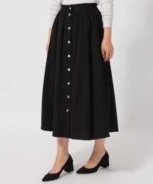 LOWRYS FARM | タックマエボタンミディスカート　783124 (スカート)