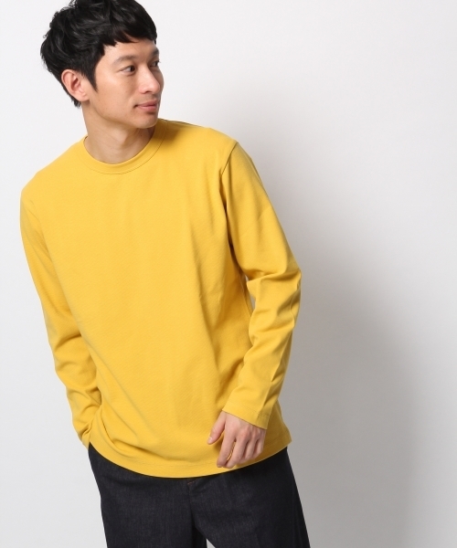 GLOBAL WORK（グローバルワーク）の「サカリバクルーネックTシャツ/777089（Tシャツ/カットソー・メンズ・ホワイト/ネイビー/グレー/ベージュ系その他3/ライトイエロー/ホワイト系その他2・LARGE/MEDIUM/SMALL/X-LARGE）」の6枚目の写真