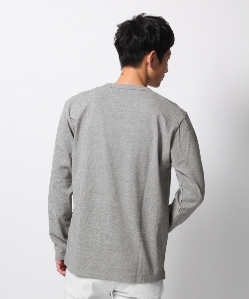 GLOBAL WORK（グローバルワーク）の「サカリバクルーネックTシャツ/777089（Tシャツ/カットソー・メンズ・ホワイト/ネイビー/グレー/ベージュ系その他3/ライトイエロー/ホワイト系その他2・LARGE/MEDIUM/SMALL/X-LARGE）」の7枚目の写真