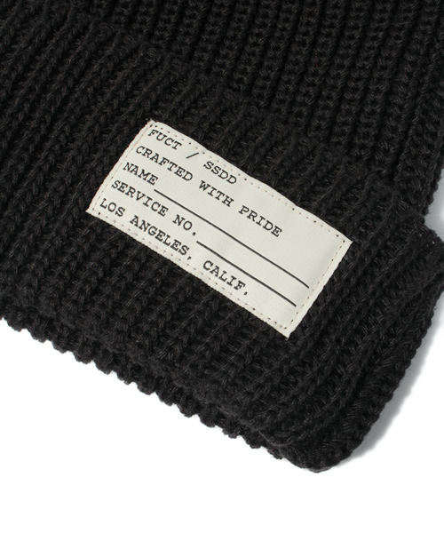 BEAMS（ビームス）の「FUCT / WATCH CAP（ニットキャップ/ビーニー・メンズ・ブラック/レッド/ネイビー・ONE SIZE）」の6枚目の写真
