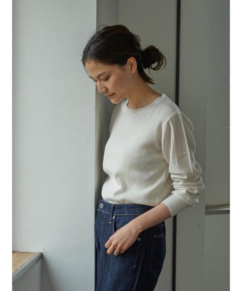 AMERICAN HOLIC(アメリカンホリック)の「・8col.Uネックリブニットプルオーバー(ニット/セーター・レディース・その他24/ネイビー/ピンク/ミント/その他26/イエロー/オフホワイト/ブラック・M/L)」の14枚目の写真