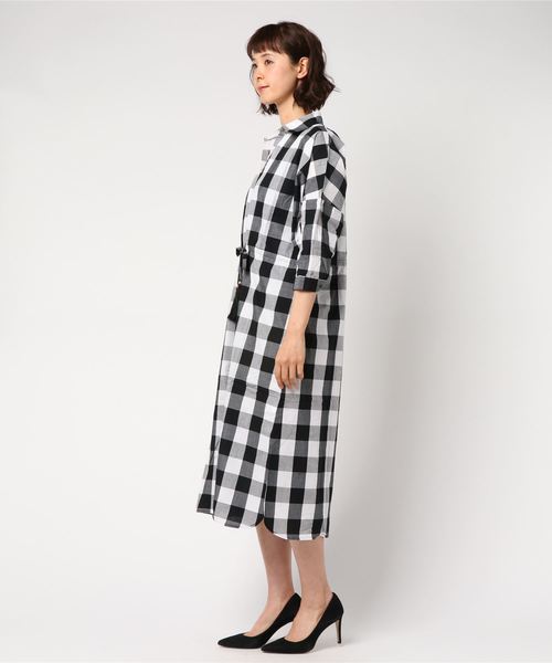 GeeRA(ジーラ)の「着回しシャツワンピース(シャツワンピース・レディース・カーキ/ブラック系その他/ブルー系その他/ホワイト/ストライプ・LARGE/MEDIUM/XX-LARGE/SMALL/X-LARGE)」の13枚目の写真