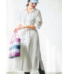 着回しシャツワンピース