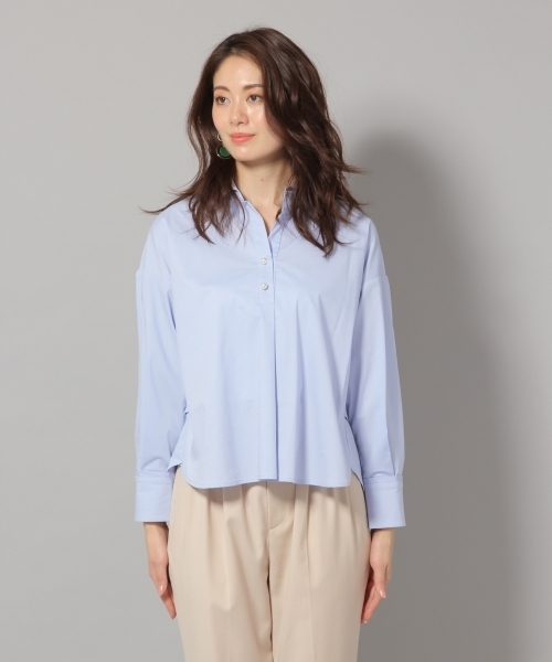 Andemiu（アンデミュウ）の「パールボタンスキッパー787751（シャツ/ブラウス・レディース・オフホワイト/ブルー/ピンク・FREE）」の7枚目の写真