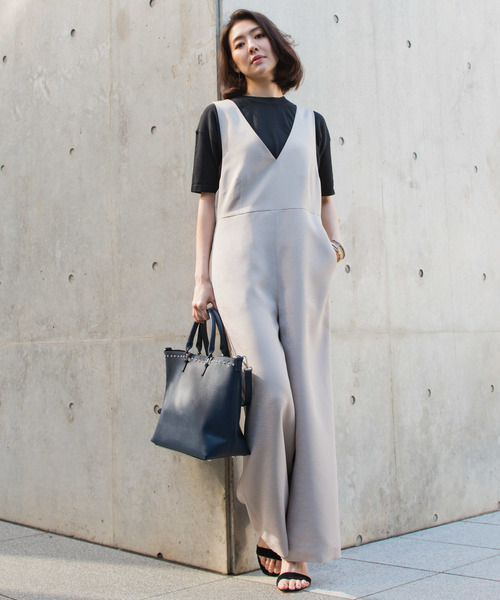 RIVE DROITE（リヴドロワ）の「【A4サイズ収納可】丸メタルトートバッグ（ハンドバッグ・レディース・ネイビー/イエロー・FREE）」の10枚目の写真