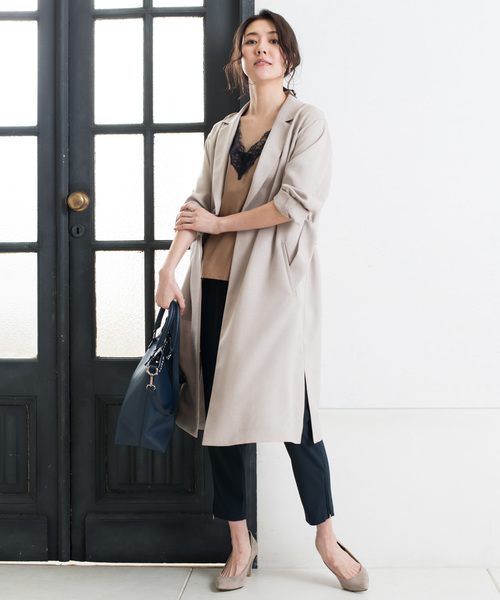 RIVE DROITE（リヴドロワ）の「【A4サイズ収納可】丸メタルトートバッグ（ハンドバッグ・レディース・ネイビー/イエロー・FREE）」の17枚目の写真