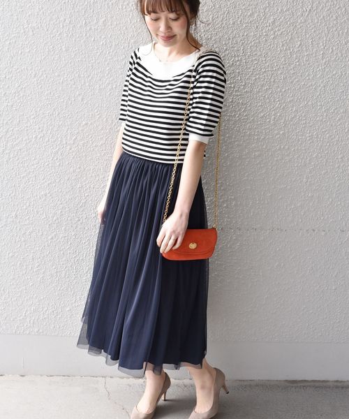 SHIPS(シップス)の「コットンボートネックプルオーバー◇(ニット/セーター・レディース・スカイブルー/ブラック/ベージュ/ピンク系その他・ONE SIZE)」の5枚目の写真