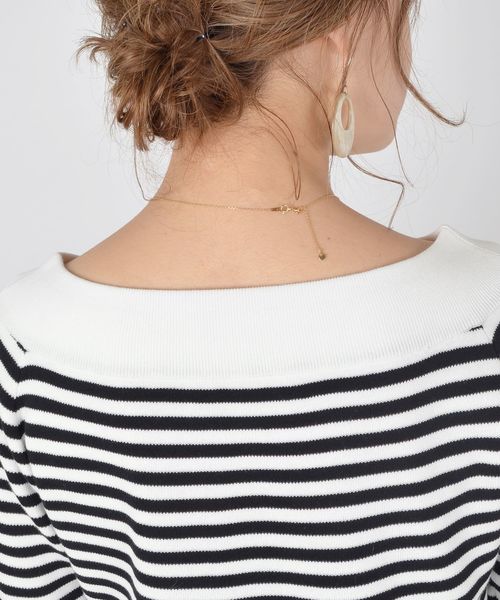 SHIPS(シップス)の「コットンボートネックプルオーバー◇(ニット/セーター・レディース・スカイブルー/ブラック/ベージュ/ピンク系その他・ONE SIZE)」の11枚目の写真