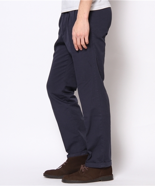 KATHARINE HAMNETT LONDON （キャサリンハムネットロンドン）の「アーカイブタックトラウザーズ（スラックス・メンズ・オフホワイト/ネイビー・LARGE/MEDIUM）」の3枚目の写真