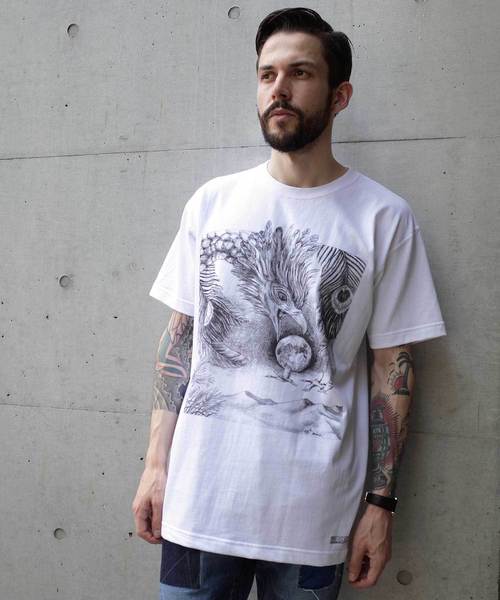 MR.OLIVE（ミスターオリーブ）の「< 直営店限定 > 7.1oz HEAVY COTTON / GOKOU  T-SHIRT（Tシャツ/カットソー・メンズ・オフホワイト・MEDIUM/LARGE/X-LARGE）」の2枚目の写真