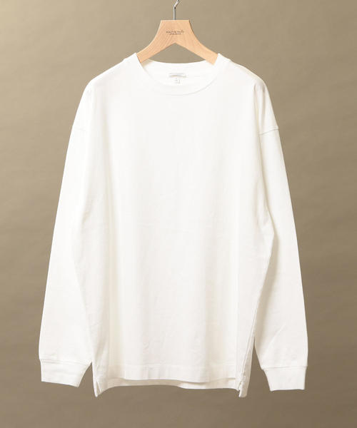 BEAUTY&YOUTH UNITED ARROWS（ビューティーアンドユースユナイテッドアローズ）の「BY ワイド リブ カットソー -MADE IN JAPAN- ◆（Tシャツ/カットソー・メンズ・ホワイト/ブラック/グレー/オレンジ・LARGE/MEDIUM/SMALL/X-LARGE）」の2枚目の写真