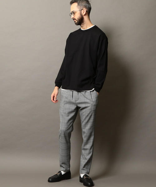 BEAUTY&YOUTH UNITED ARROWS（ビューティーアンドユースユナイテッドアローズ）の「BY ワイド リブ カットソー -MADE IN JAPAN- ◆（Tシャツ/カットソー・メンズ・ホワイト/ブラック/グレー/オレンジ・LARGE/MEDIUM/SMALL/X-LARGE）」の7枚目の写真