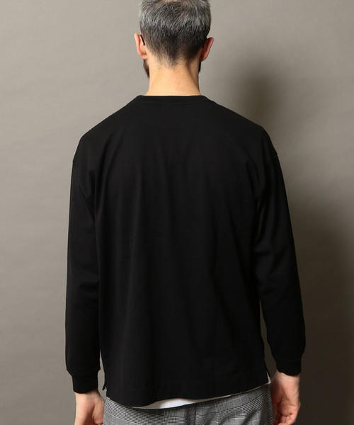 BEAUTY&YOUTH UNITED ARROWS（ビューティーアンドユースユナイテッドアローズ）の「BY ワイド リブ カットソー -MADE IN JAPAN- ◆（Tシャツ/カットソー・メンズ・ブラック/オレンジ/グレー/ホワイト・X-LARGE/LARGE/MEDIUM/SMALL）」の21枚目の写真